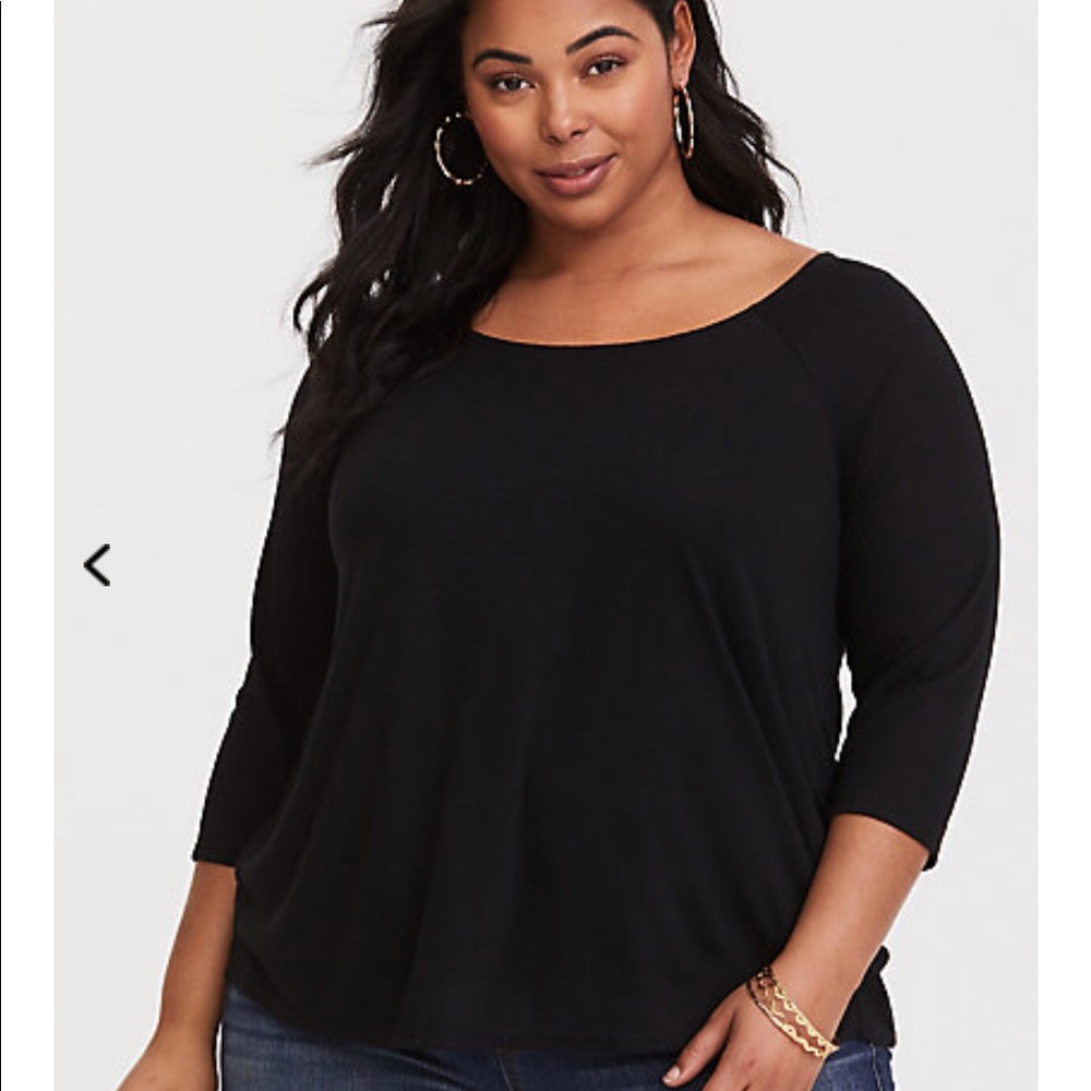 Torrid twisted back blouse